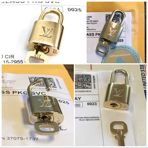 Set of 2 Louis Vuitton Locks & Keys - Picture 2 of 8